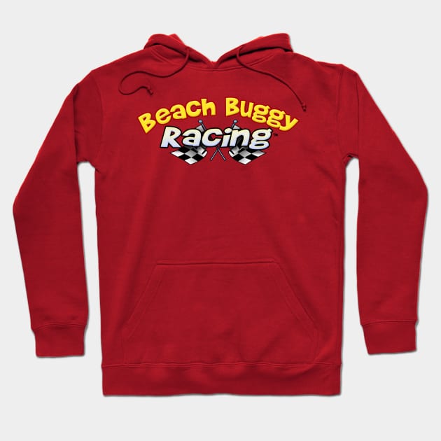 Beach Buggy Racing Logo Hoodie by Vector Unit